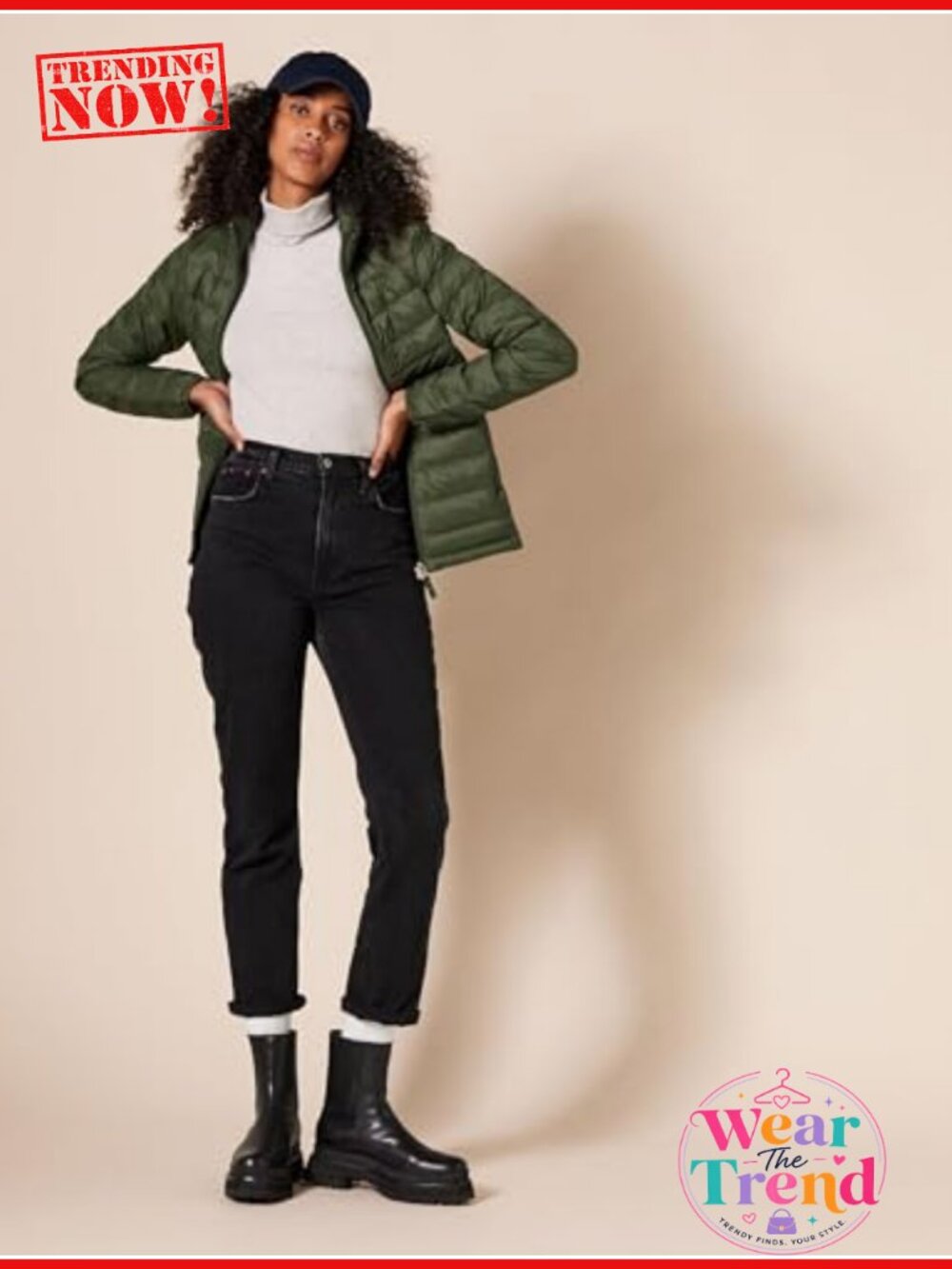 Women's Lightweight Water-Resistant Packable Puffer Jacket - Picture 4 of 6